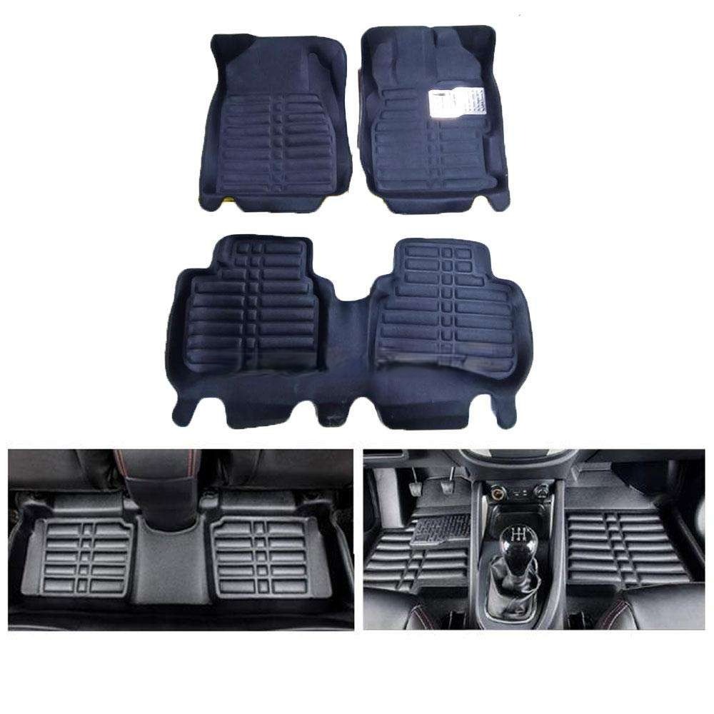 Honda BRV 5D Custom Floor Mats 3 Pcs- Black | Model 2017-2023 - AB ...